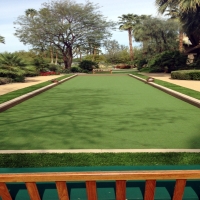 Fake Grass Arroyo Seco, New Mexico Red Turf, Commercial Landscape