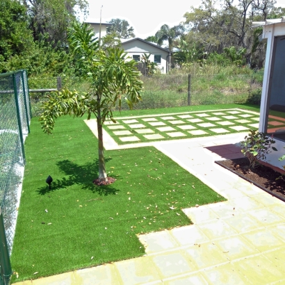 Fake Grass Canon, New Mexico Paver Patio, Backyard Landscaping