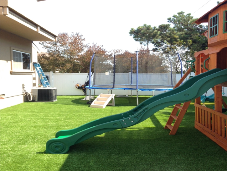 Faux Grass White Signal, New Mexico Backyard Playground, Backyard Landscaping